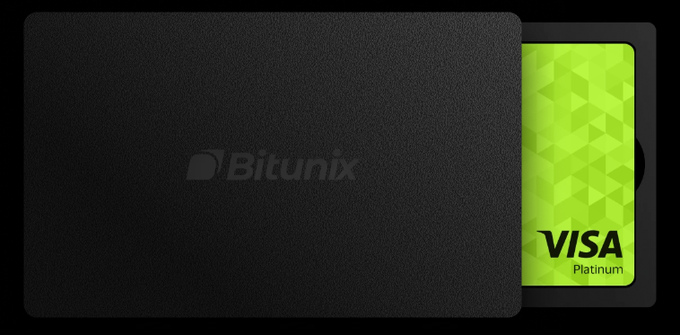 כרטיס Visa של Bitunix
